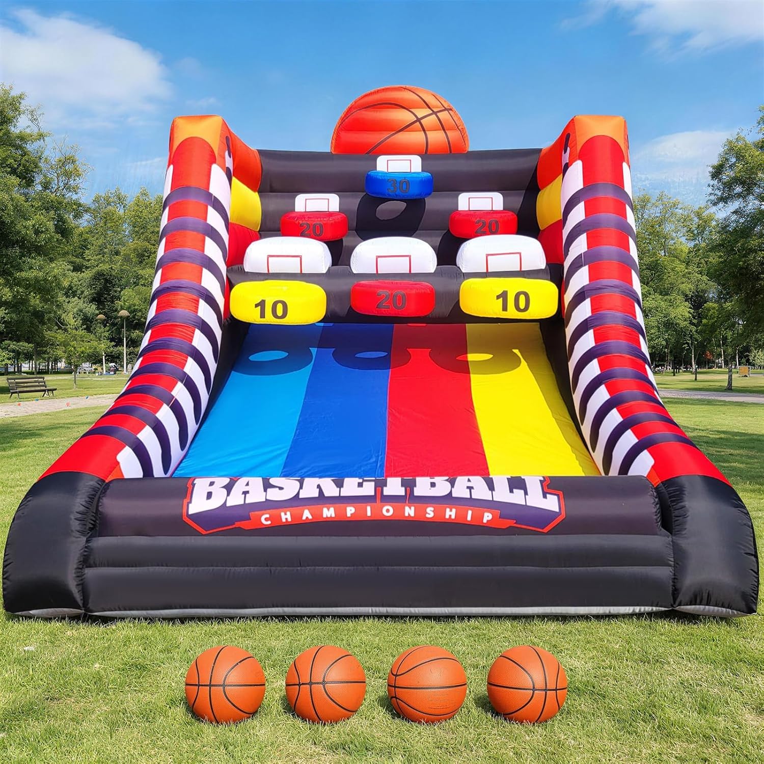 Basketball Hoop + Balls