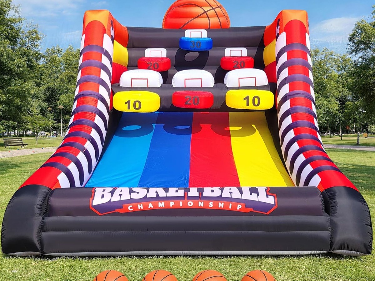 OZIS inflatable basketball shootout game