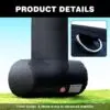 OZIS 20FT Hexagon Start/Finish Line Inflatable Arch (Black)