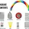 OZIS 26FT Rainbow Inflatable Arch