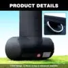 OZIS 20FT Hexagon Start/Finish Line Inflatable Arch (Black)