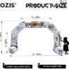 OZIS 20FT Halloween Inflatable Arch Decoration