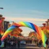 OZIS 26FT Rainbow Inflatable Arch