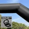 OZIS 20FT Black Inflatable Start/Finish Arch