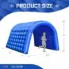OZIS 10FT Inflatable Sport Tunnel, Blue