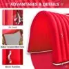 OZIS 16FT Inflatable Football Tunnel, Red