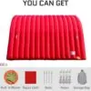 OZIS 16FT Inflatable Football Tunnel, Red
