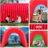OZIS 16FT Inflatable Football Tunnel, Red