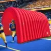 OZIS 16FT Inflatable Football Tunnel, Red