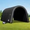 OZIS 16FT Inflatable Football Tunnel, Red