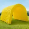 OZIS 16FT Inflatable Football Tunnel, Red