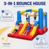 OZIS 12FT Inflatable Bounce House with Double Slides