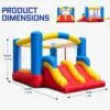 OZIS 12FT Inflatable Bounce House with Double Slides