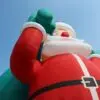 OZIS 33FT Christmas Inflatable Santa Claus with Gift Bag