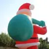 OZIS 33FT Christmas Inflatable Santa Claus with Gift Bag