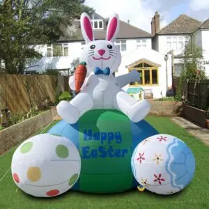 OZIS 20FT Giant Inflatable Easter Bunny with Eggs