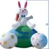 OZIS 20FT Giant Inflatable Easter Bunny with Eggs