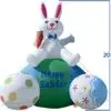 OZIS 20FT Giant Inflatable Easter Bunny with Eggs