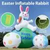 OZIS 20FT Giant Inflatable Easter Bunny with Eggs