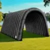 OZIS 16FT Inflatable Football Tunnel, Black