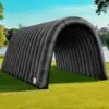 OZIS 16FT Inflatable Football Tunnel, Black