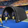 OZIS 16FT Inflatable Football Tunnel, Black