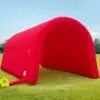 OZIS 16FT Inflatable Football Tunnel, Black