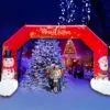 OZIS 20FT Christmas Inflatable Arch with Holiday Characters