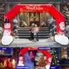 OZIS 20FT Christmas Inflatable Arch with Holiday Characters