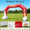 OZIS 20FT Christmas Inflatable Arch with Holiday Characters