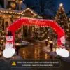OZIS 20FT Christmas Inflatable Arch with Holiday Characters