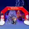 OZIS 20FT Christmas Inflatable Arch with Holiday Characters
