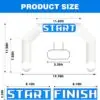 OZIS 20FT Hexagon Start/Finish Line Inflatable Arch (White)