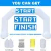 OZIS 20FT Hexagon Start/Finish Line Inflatable Arch (White)