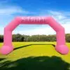 OZIS 20FT Hexagon Start/Finish Line Inflatable Arch (White)