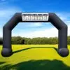 OZIS 20FT Hexagon Start/Finish Line Inflatable Arch (White)