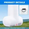 OZIS 20FT Hexagon Start/Finish Line Inflatable Arch (White)