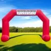 OZIS 20FT Hexagon Start/Finish Line Inflatable Arch (White)