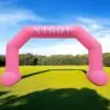 OZIS 20FT Hexagon Start/Finish Line Inflatable Arch (White)