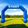 OZIS 20FT Hexagon Start/Finish Line Inflatable Arch (White)