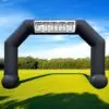 OZIS 20FT Hexagon Start/Finish Line Inflatable Arch (White)