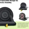 OZIS 10FT Inflatable Soccer Darts Board (Black)