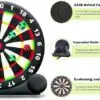 OZIS 10FT Inflatable Soccer Darts Board (Black)
