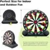 OZIS 10FT Inflatable Soccer Darts Board (Black)