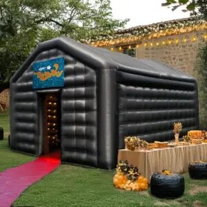 OZIS 16.4x13x11.5FT Black Inflatable Nightclub Tent