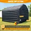 OZIS 16.4x13x11.5FT Black Inflatable Nightclub Tent