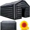 OZIS 16.4x13x11.5FT Black Inflatable Nightclub Tent