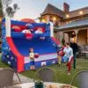 OZIS 13x10x10FT Inflatable Basketball Game with 5 Hoops