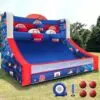 OZIS 13x10x10FT Inflatable Basketball Game with 5 Hoops