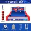 OZIS 13x10x10FT Inflatable Basketball Game with 5 Hoops